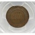 AUSTRALIA 1923 . HALF 1/2  PENNY . PCGS VF25